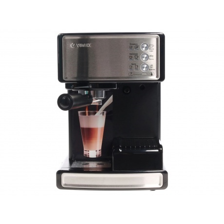 Кофеварка рожковая Vitek VT-1514 BK 1238Вт черный - фото 6