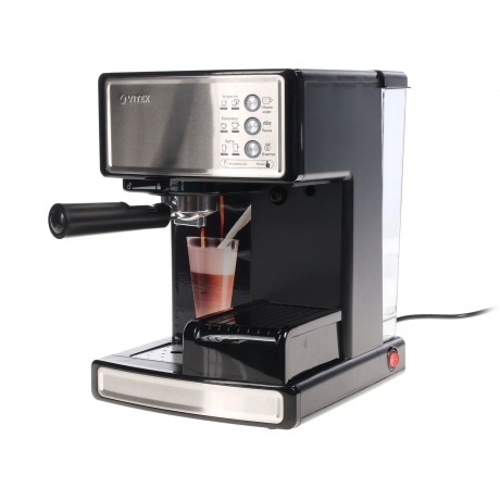 Кофеварка рожковая Vitek VT-1514 BK 1238Вт черный - фото 7