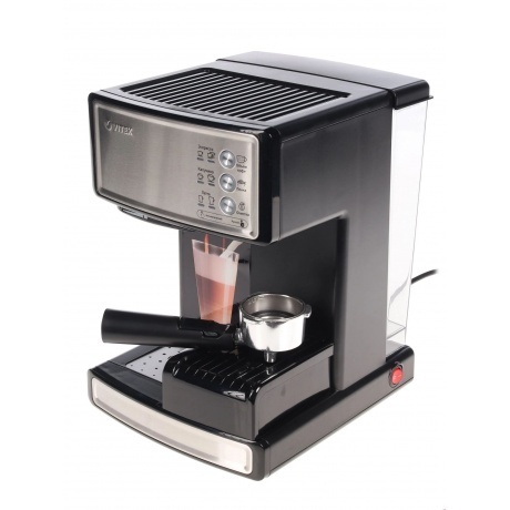 Кофеварка рожковая Vitek VT-1514 BK 1238Вт черный - фото 8