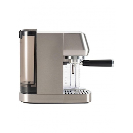 Кофеварка рожковая Hyundai HEM-9999 1350Вт серебристый - фото 5