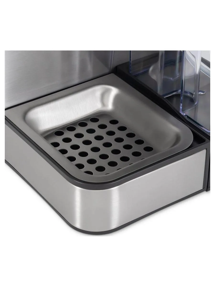 Кофеварка рожковая Hyundai HEM-5307 1350Вт серебристый/черный - фото 11