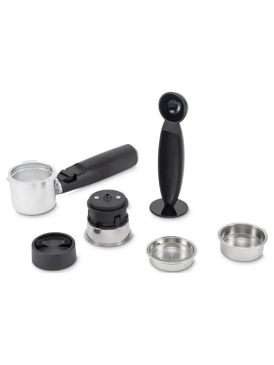 Кофеварка рожковая Hyundai HEM-5307 1350Вт серебристый/черный - фото 13