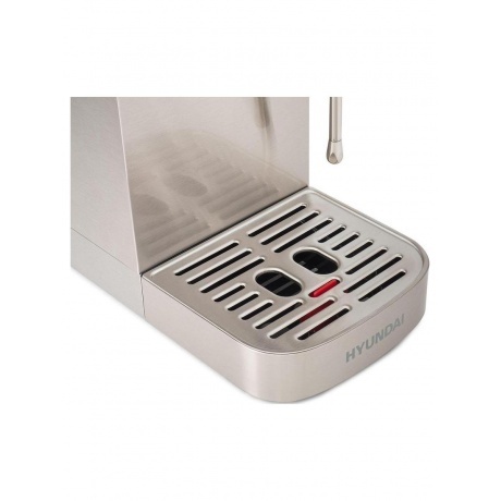 Кофеварка рожковая Hyundai HEM-9990 1350Вт серебристый - фото 11