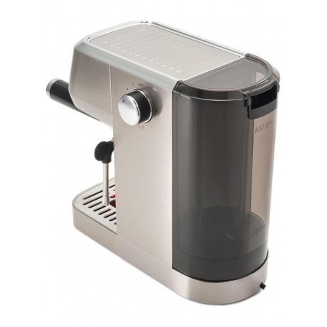 Кофеварка рожковая Hyundai HEM-9990 1350Вт серебристый - фото 6