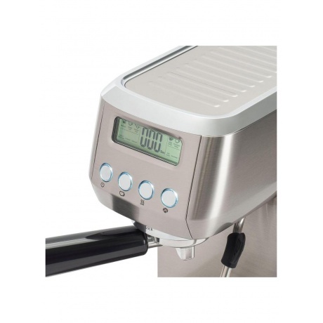 Кофеварка рожковая Hyundai HEM-9990 1350Вт серебристый - фото 8