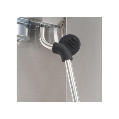 Кофеварка рожковая Hyundai HEM-9990 1350Вт серебристый - фото 9