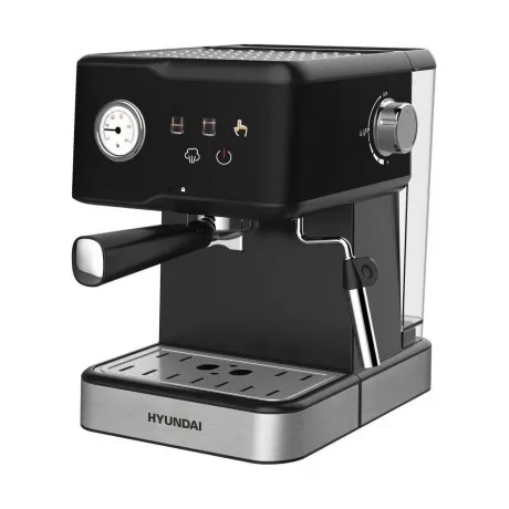 Кофеварка рожковая Hyundai HEM-4204 1000Вт черный