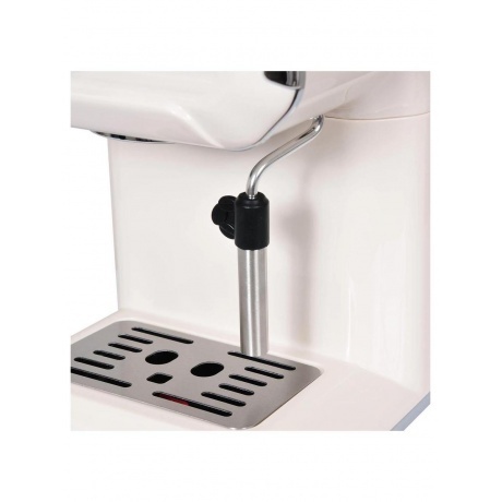 Кофеварка рожковая Hyundai HEM-5300 850Вт бежевый/серебристый - фото 13