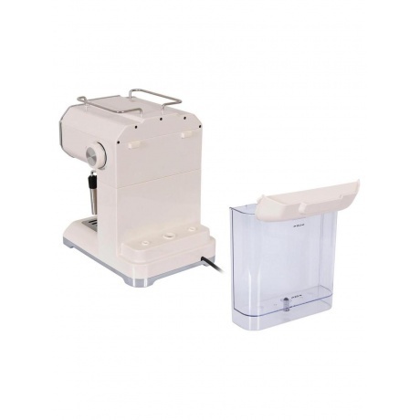 Кофеварка рожковая Hyundai HEM-5300 850Вт бежевый/серебристый - фото 6