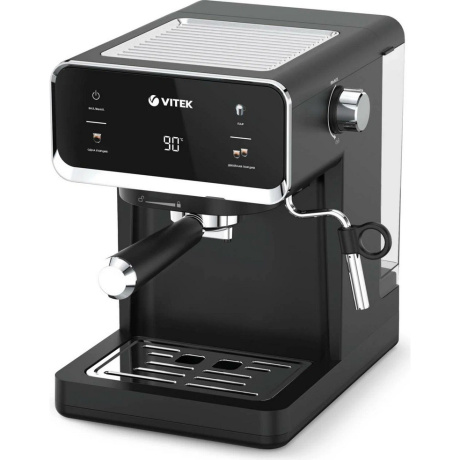 Кофеварка рожковая Vitek VT-1516 1000Вт черный - фото 1