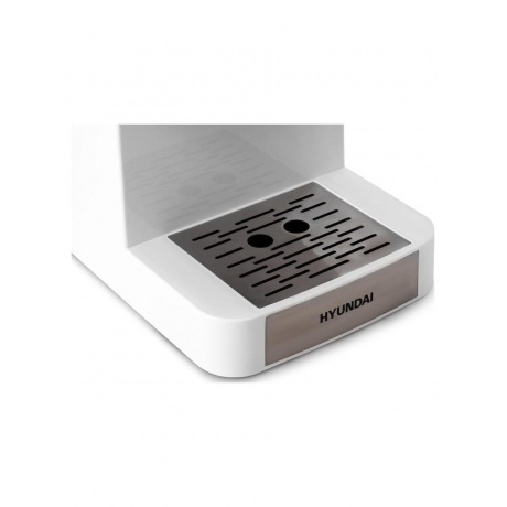 Кофеварка рожковая Hyundai HEM-3203 1000Вт белый/серебристый - фото 14