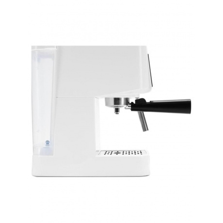 Кофеварка рожковая Hyundai HEM-3203 1000Вт белый/серебристый - фото 6