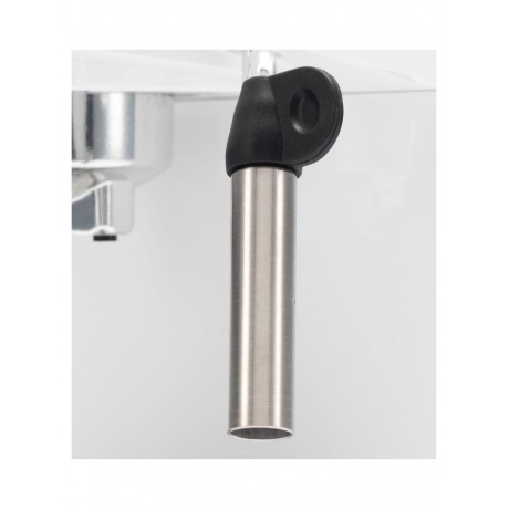 Кофеварка рожковая Hyundai HEM-3203 1000Вт белый/серебристый - фото 8