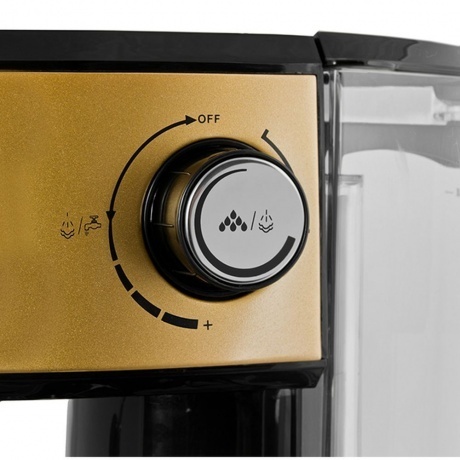 Кофеварка рожковая Vitek VT-1524 750Вт золотистый - фото 2