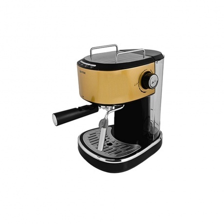 Кофеварка рожковая Vitek VT-1524 750Вт золотистый - фото 5