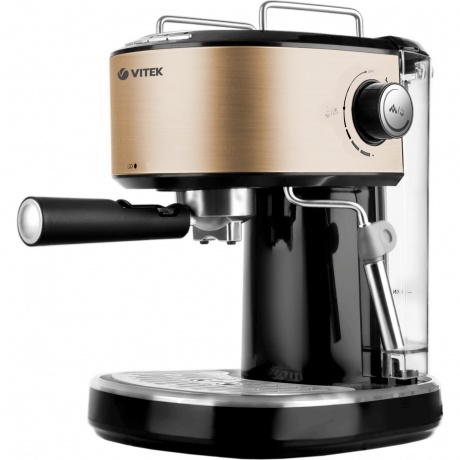 Кофеварка рожковая Vitek VT-1524 Gold 750Вт - фото 1