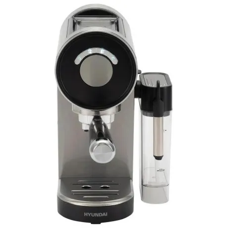 Кофеварка рожковая Hyundai HEM-4305 1350Вт серебристый/черный