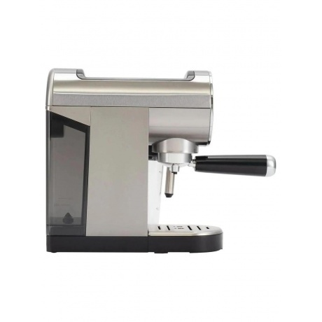 Кофеварка рожковая Hyundai HEM-4305 1350Вт серебристый/черный - фото 3