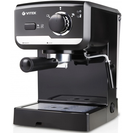 Кофеварка рожковая Vitek VT-1502 1050Вт черный - фото 5