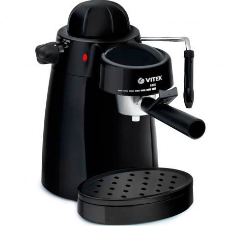 Кофеварка рожковая Vitek VT-1518 черный - фото 2