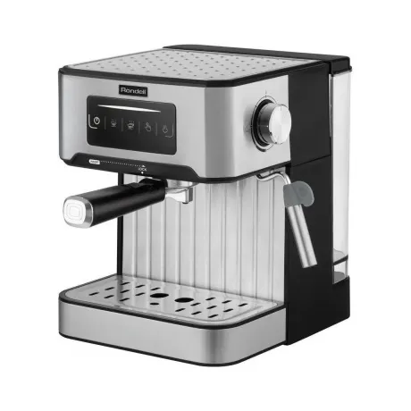 Кофеварка рожковая Rondell RDE-1106 850Вт серебристый