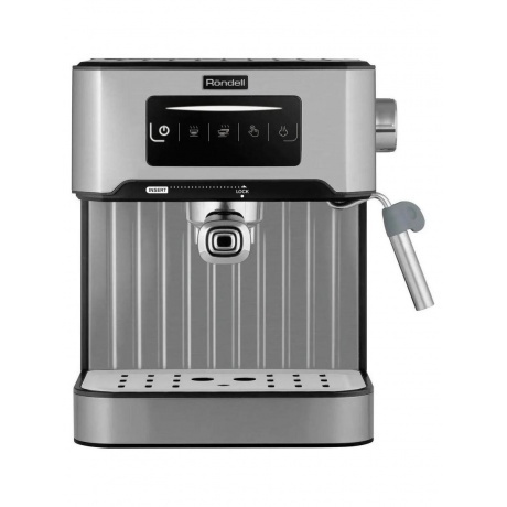Кофеварка рожковая Rondell RDE-1106 850Вт серебристый - фото 2
