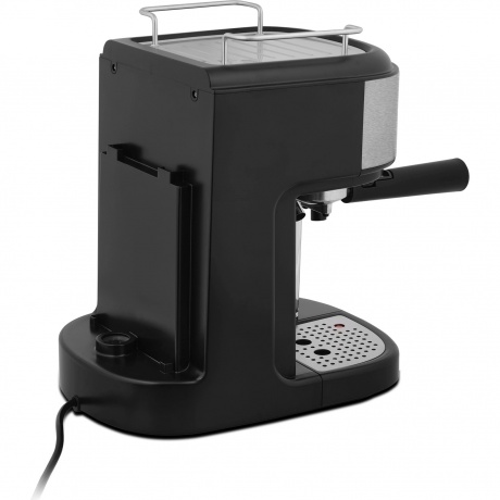 Кофеварка рожковая Vitek Metropolis VT-8489 1250Вт серый/черный - фото 4