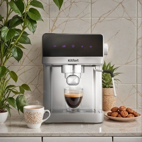 Кофеварка рожковая Kitfort КТ-7418 - фото 2