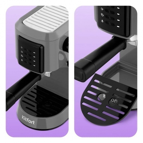 Кофеварка рожковая Kitfort КТ-7523 - фото 6