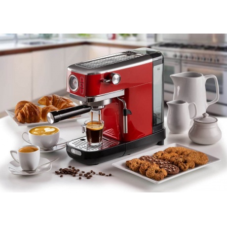 Кофеварка рожковая Ariete 1396/02 Moderna (00M138113AR0), черная - фото 8