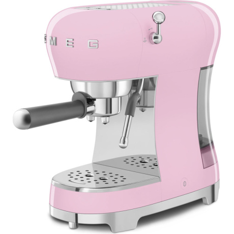 Кофеварка рожковая Smeg ECF02PKEU розовая - фото 7