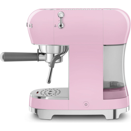 Кофеварка рожковая Smeg ECF02PKEU розовая - фото 8