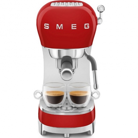 Кофеварка рожковая Smeg ECF02RDEU красная - фото 1