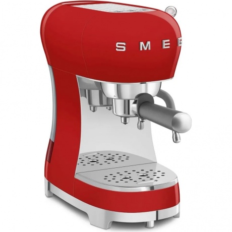 Кофеварка рожковая Smeg ECF02RDEU красная - фото 5