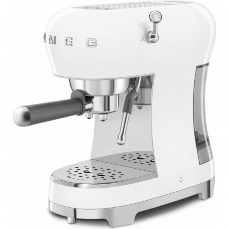 Кофеварка рожковая Smeg ECF02WHEU белая - фото 2