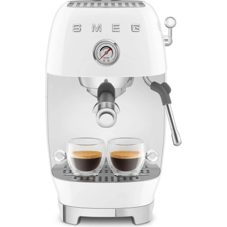Кофеварка рожковая Smeg ECF03WHEU белая