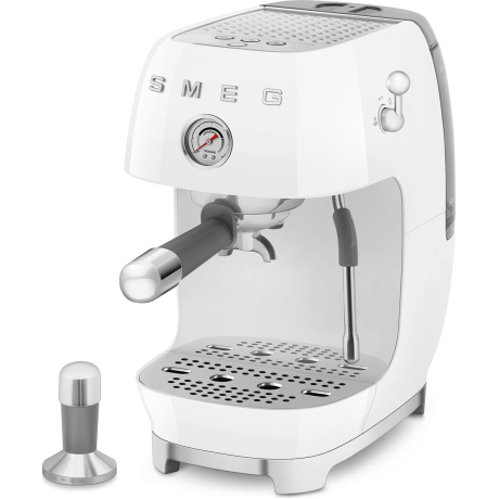 Кофеварка рожковая Smeg ECF03WHEU белая - фото 5