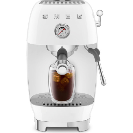 Кофеварка рожковая Smeg ECF03WHEU белая - фото 6