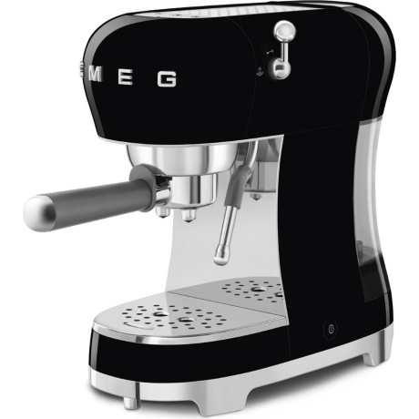 Кофеварка рожковая Smeg ECF02BLEU черная - фото 8