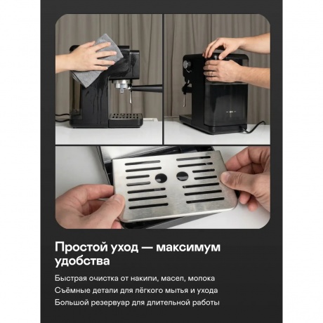 Кофеварка рожковая GARLYN L40 - фото 16