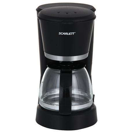 Кофеварка эспрессо Scarlett SC-038 600Вт черный - фото 2