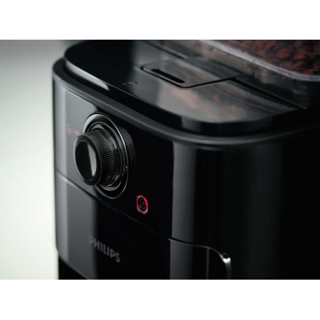 Кофеварка капельная Philips HD7767 1000Вт черный/стальной - фото 11