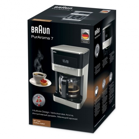 Кофеварка капельная Braun KF7120 черная - фото 4