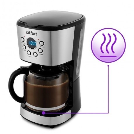 Кофеварка капельная Kitfort КТ-728 - фото 3