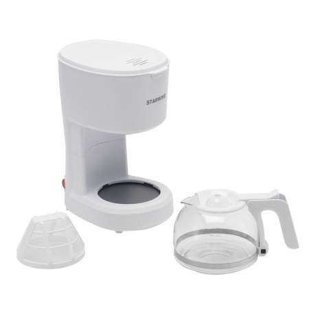 Кофеварка капельная Starwind STD0611 600Вт белый - фото 4