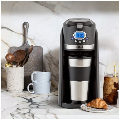 Кофеварка автоматичекая Kitfort КТ-797 - фото 2