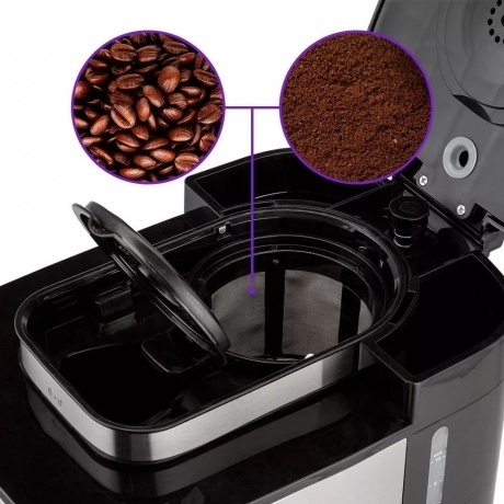 Кофеварка автоматичекая Kitfort КТ-781 - фото 2