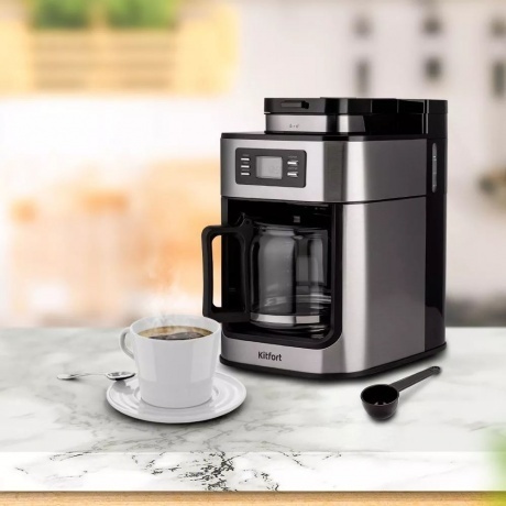 Кофеварка автоматичекая Kitfort КТ-781 - фото 6