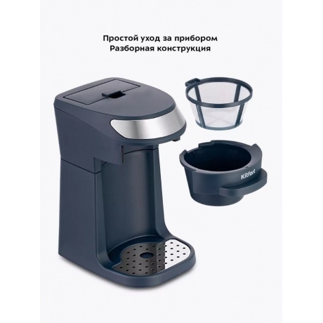 Кофеварка капельная Kitfort КТ-7312 - фото 15