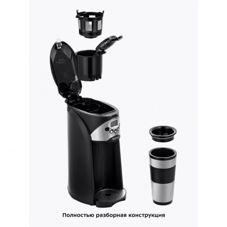 Кофеварка автоматичекая Kitfort КТ-7308 - фото 28